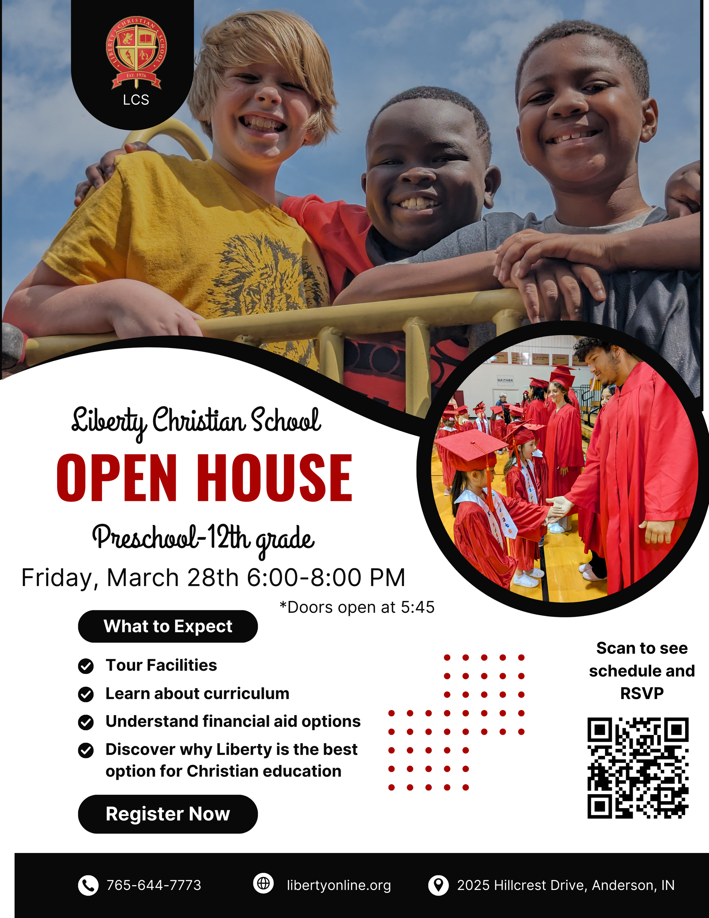 LCS Open House flyer